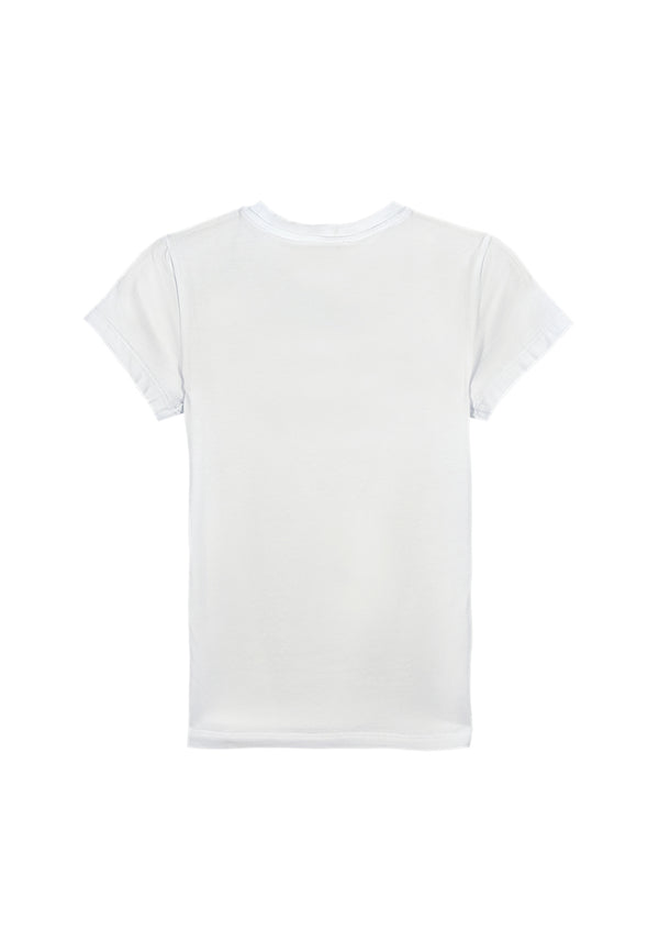 Women Short-Sleeve Graphic Tee - White - M3W695