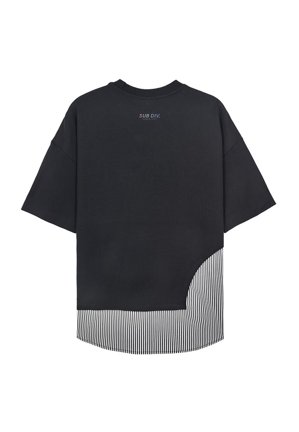 Men Short-Sleeve Fashion Tee - Black - 310172