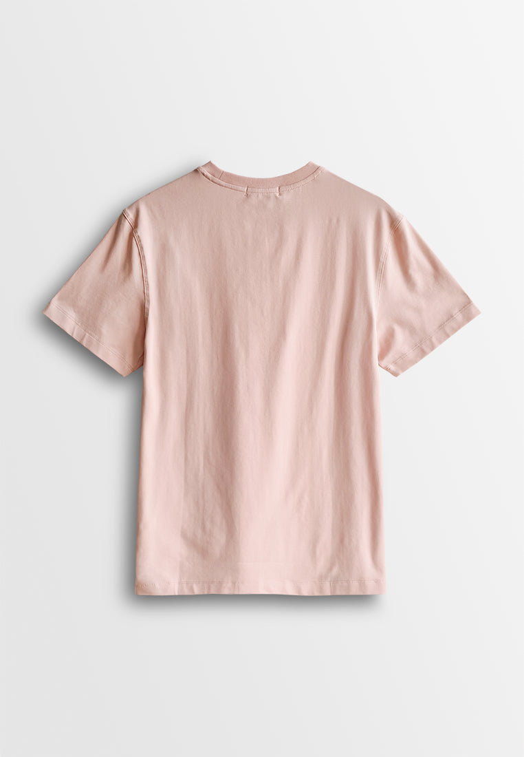 Men Short-Sleeve Graphic Tee - Pink - 510154