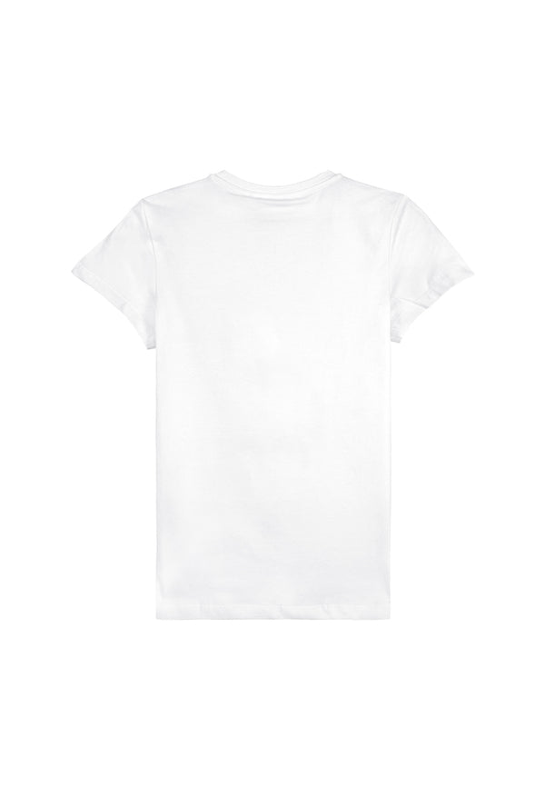 Women Short-Sleeve Graphic Tee - White - F3W861