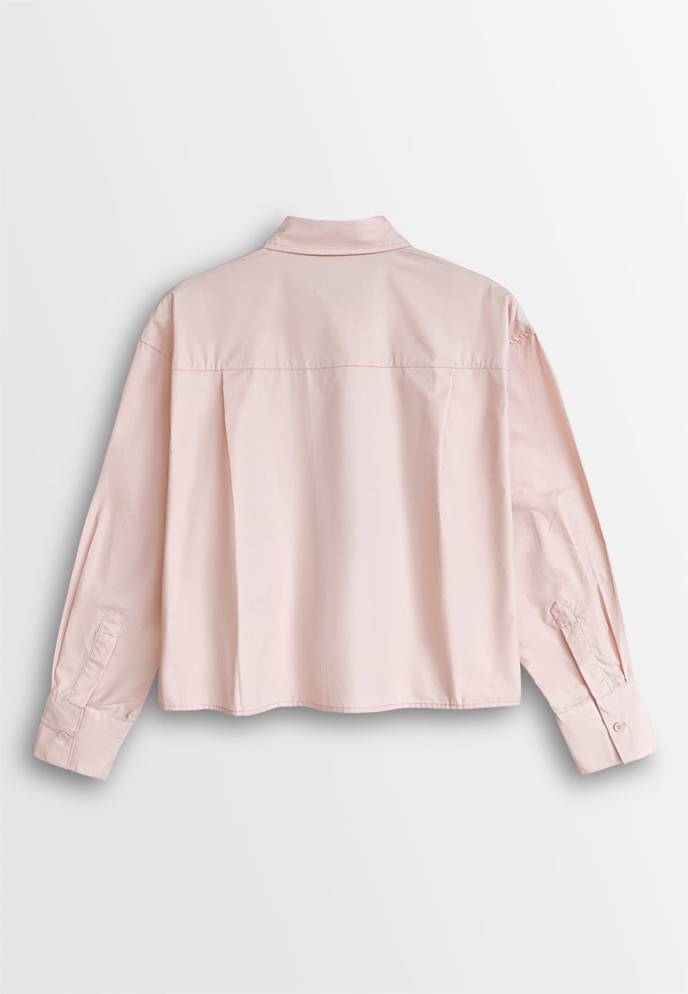 [VALUE BUY] Women Long-Sleeve Shirt - Light Pink - 510038