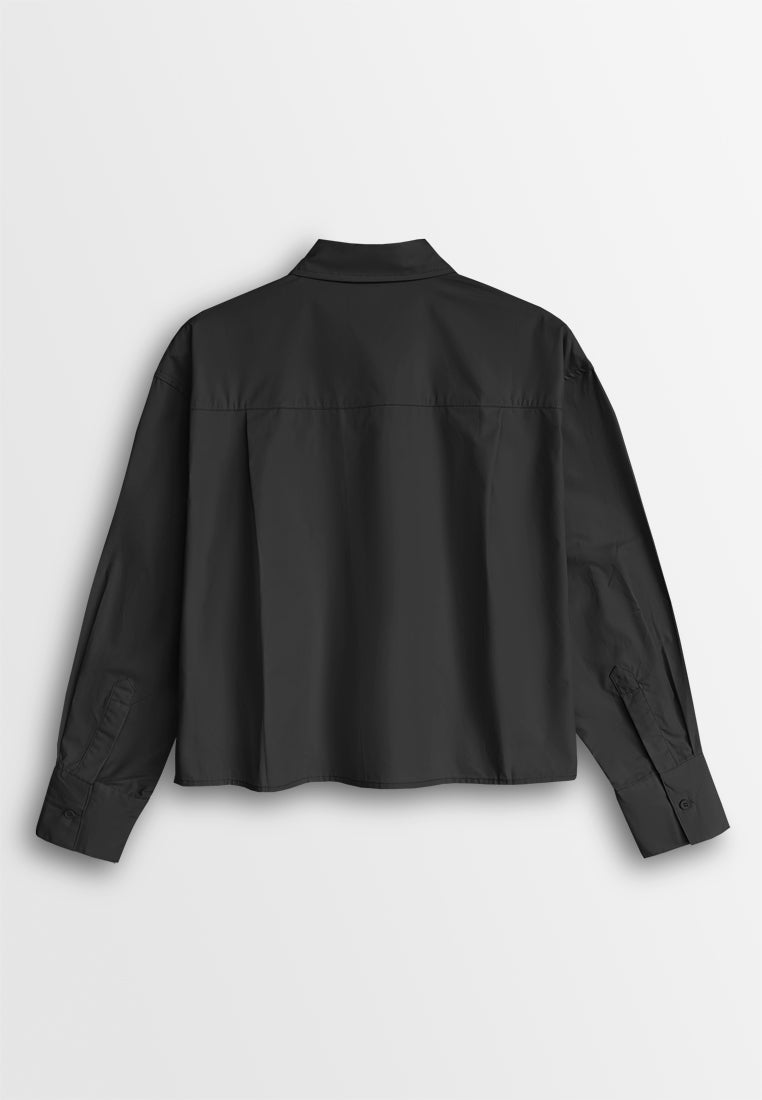 [VALUE BUY] Women Long-Sleeve Shirt - Black - 510039