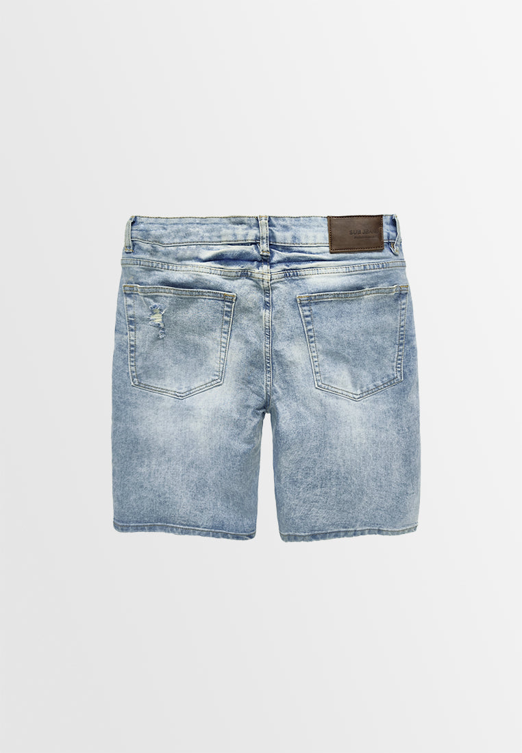 Men Short Jeans - Light Blue - 310072
