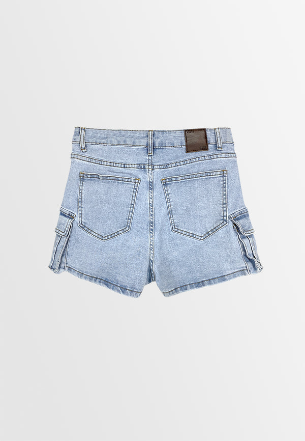 Women Short Jeans - Light Blue - 310240
