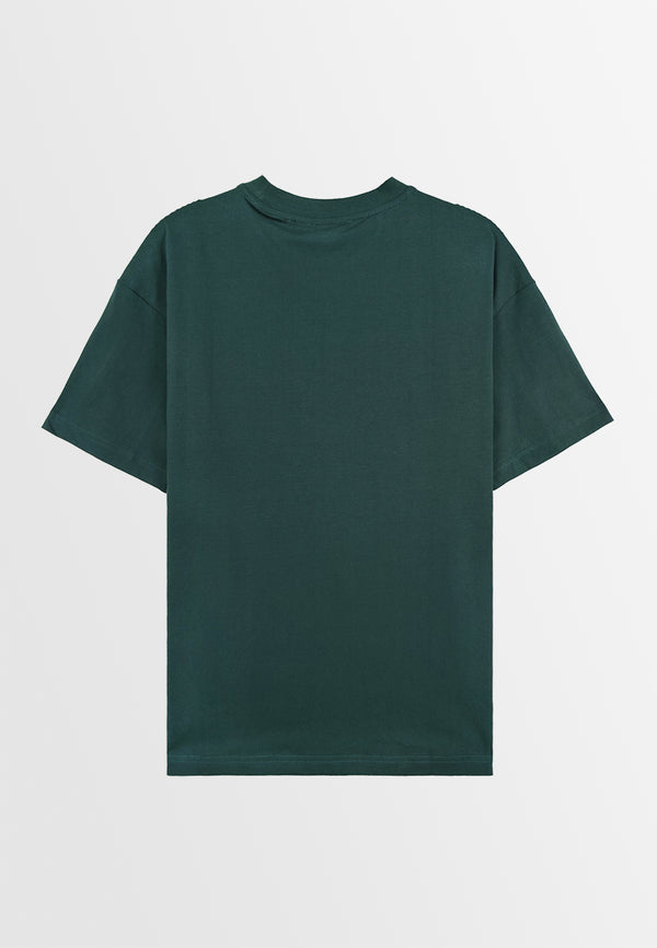 Men Short-Sleeve Fashion Tee - Dark Green - 310064