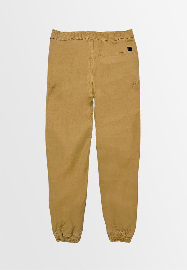 Men Long Pants Jogger - Khaki - S3M575