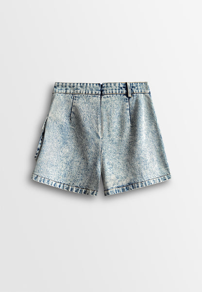 Women Skort Jeans - Blue - 610439