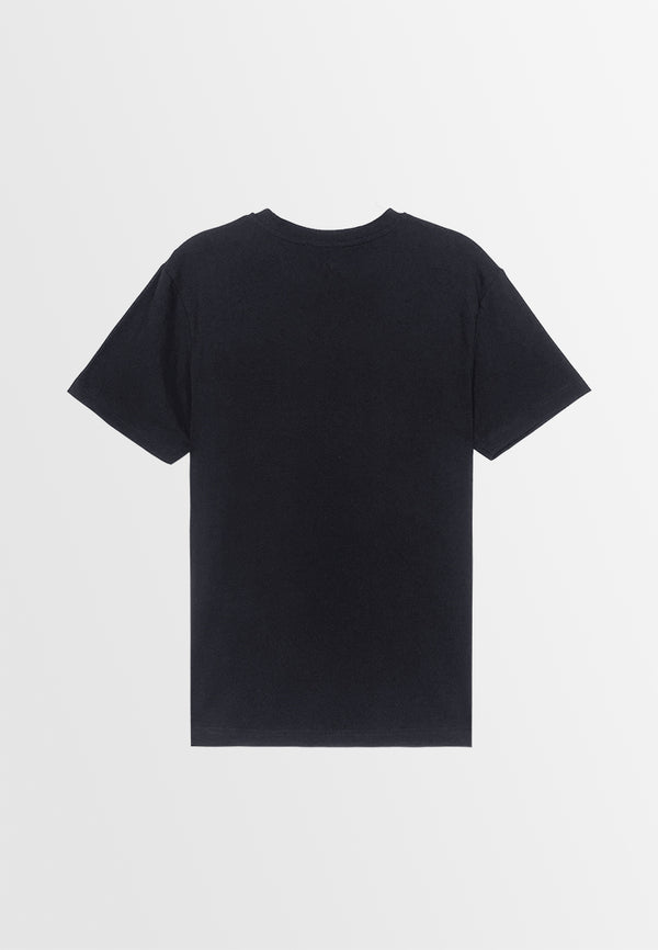 Men Short-Sleeve Graphic Tee - Black - 410023