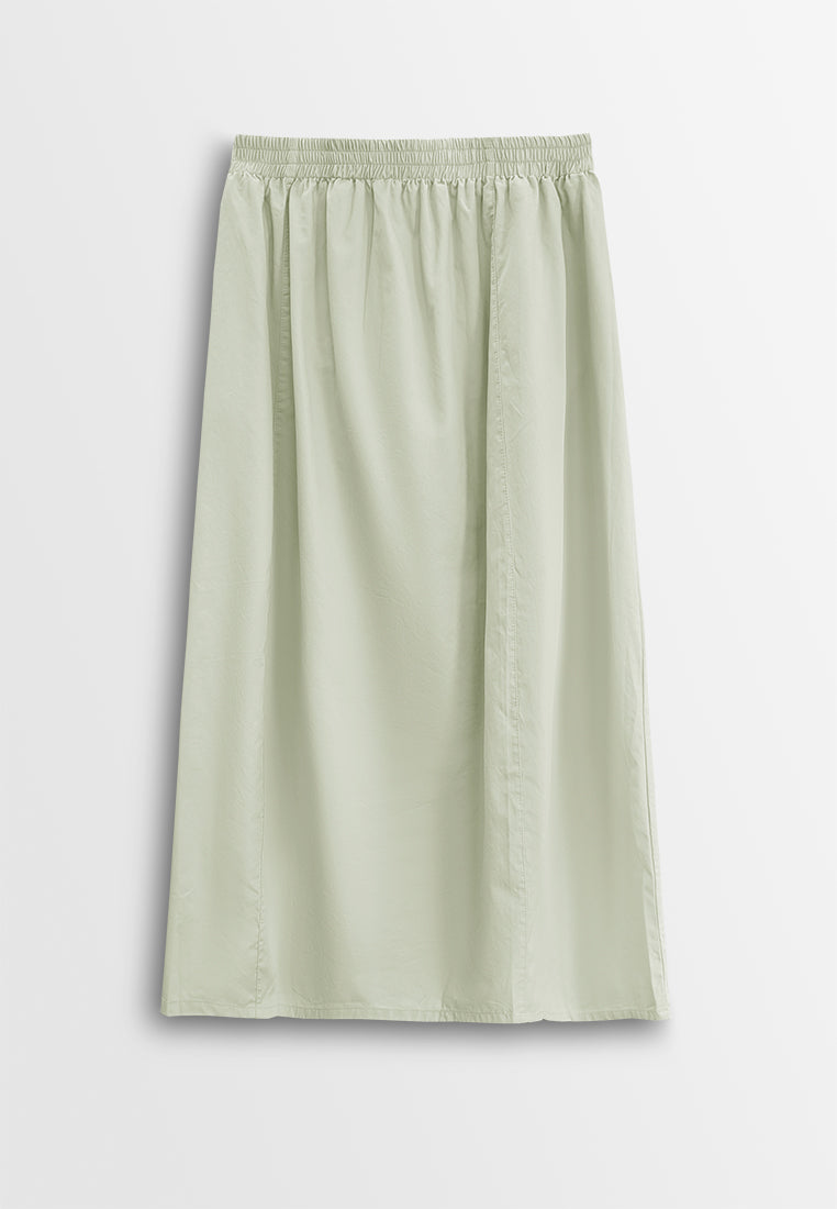 Women Long Skirt - Khaki - 610343