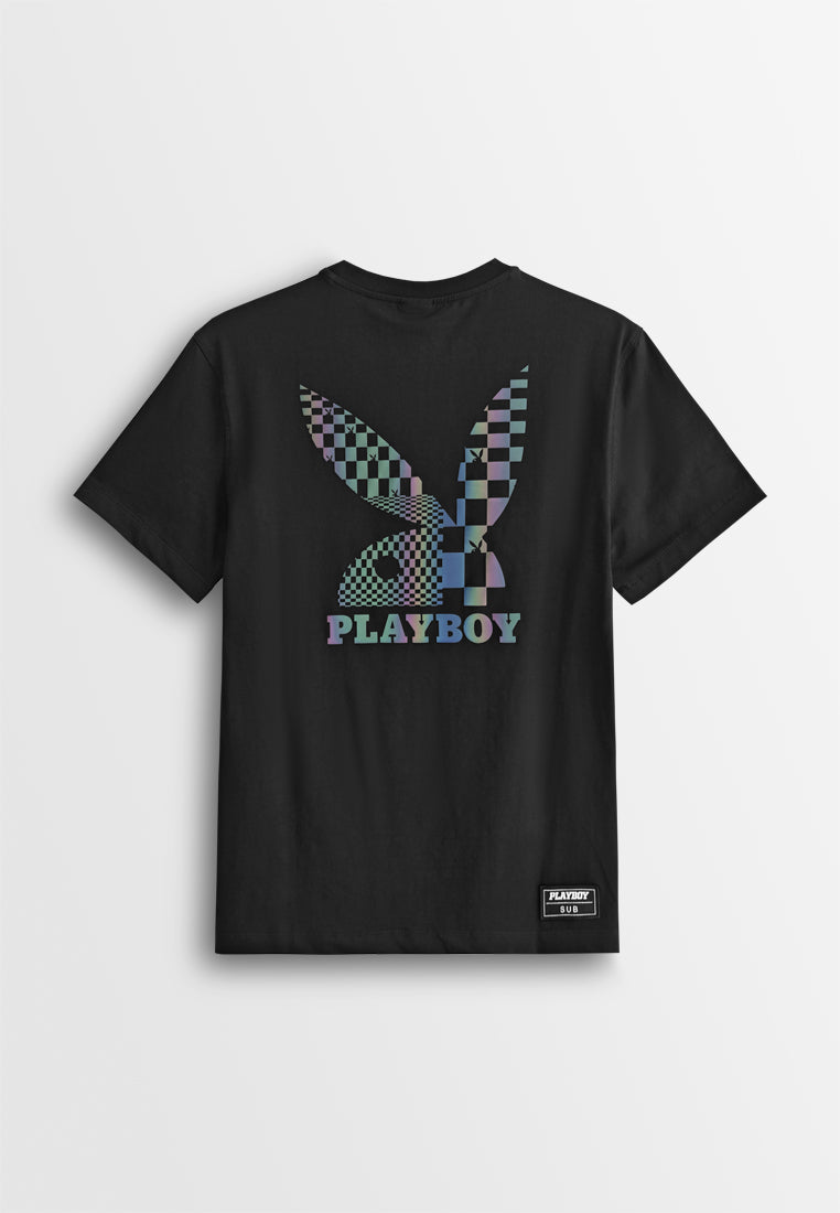 Playboy x SUB Men Short-Sleeve Graphic Tee - Black - 610289