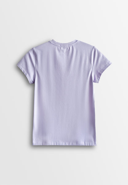 Women Short-Sleeve Graphic Tee - Purple - 510260