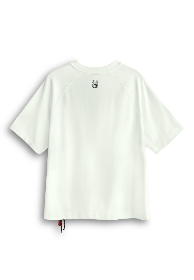Women Short-Sleeve Fashion Tee - White - 510224