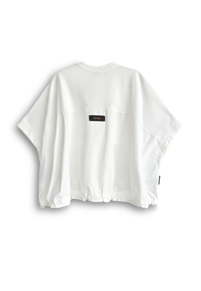 Women Sleeveless Oversized Fashion Tee - White - 510152