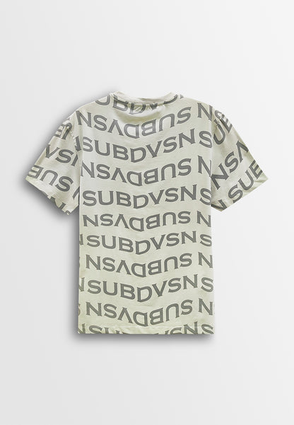 Men Short-Sleeve Graphic Tee - Khaki - 610247