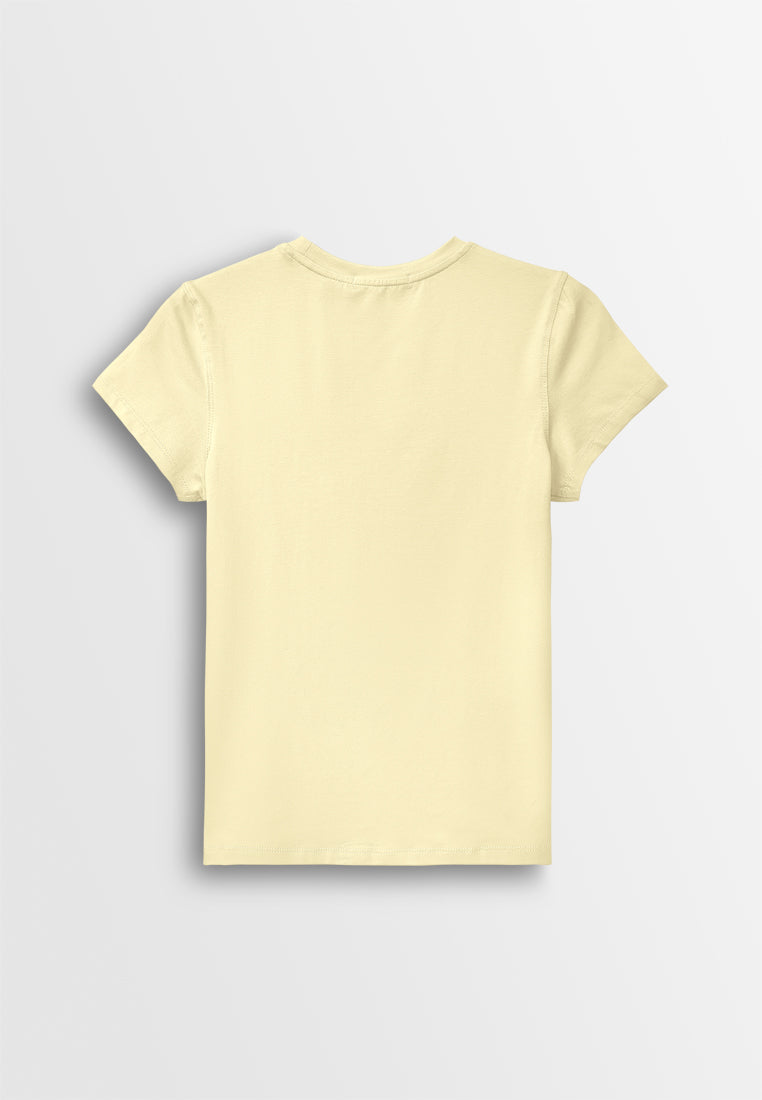 Women Short-Sleeve Graphic Tee - Khaki - 610253