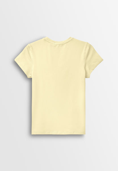 Women Short-Sleeve Graphic Tee - Khaki - 610253