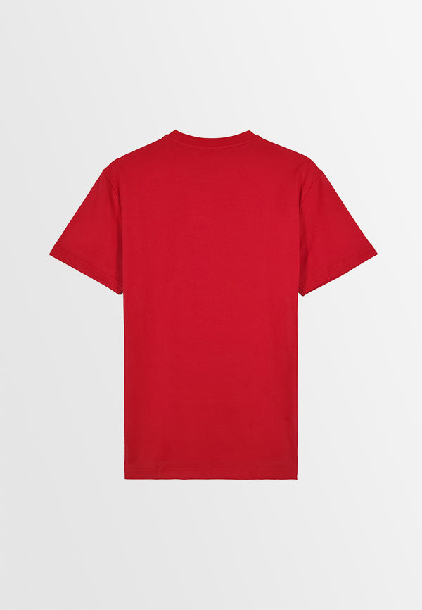 Men Short-Sleeve Graphic Tee - Red - 310184