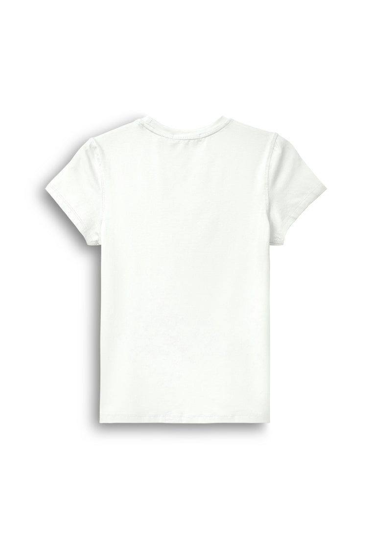 Women Short-Sleeve Graphic Tee - White - 610252
