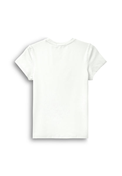 Women Short-Sleeve Graphic Tee - White - 610252