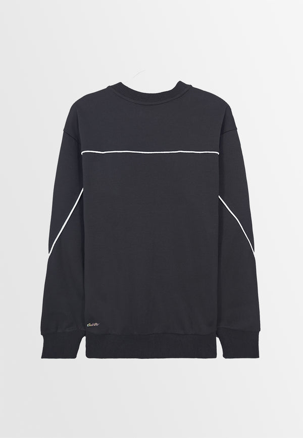 Men Long-Sleeve Sweatshirt - Black - M3M848