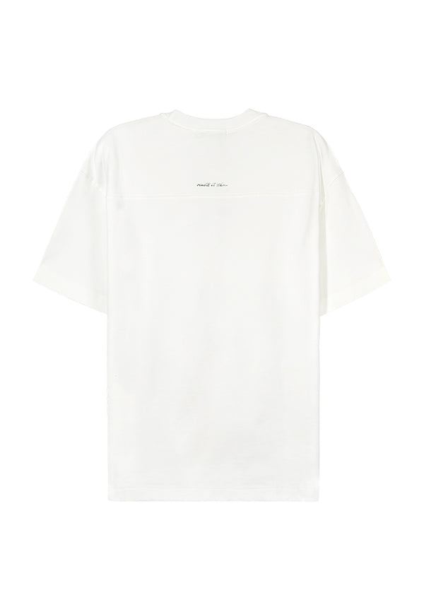 Men Short-Sleeve Fashion Tee - White - 310013