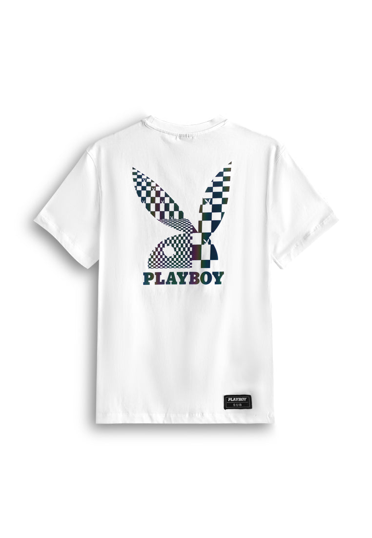 Playboy x SUB Men Short-Sleeve Graphic Tee - White - 610290