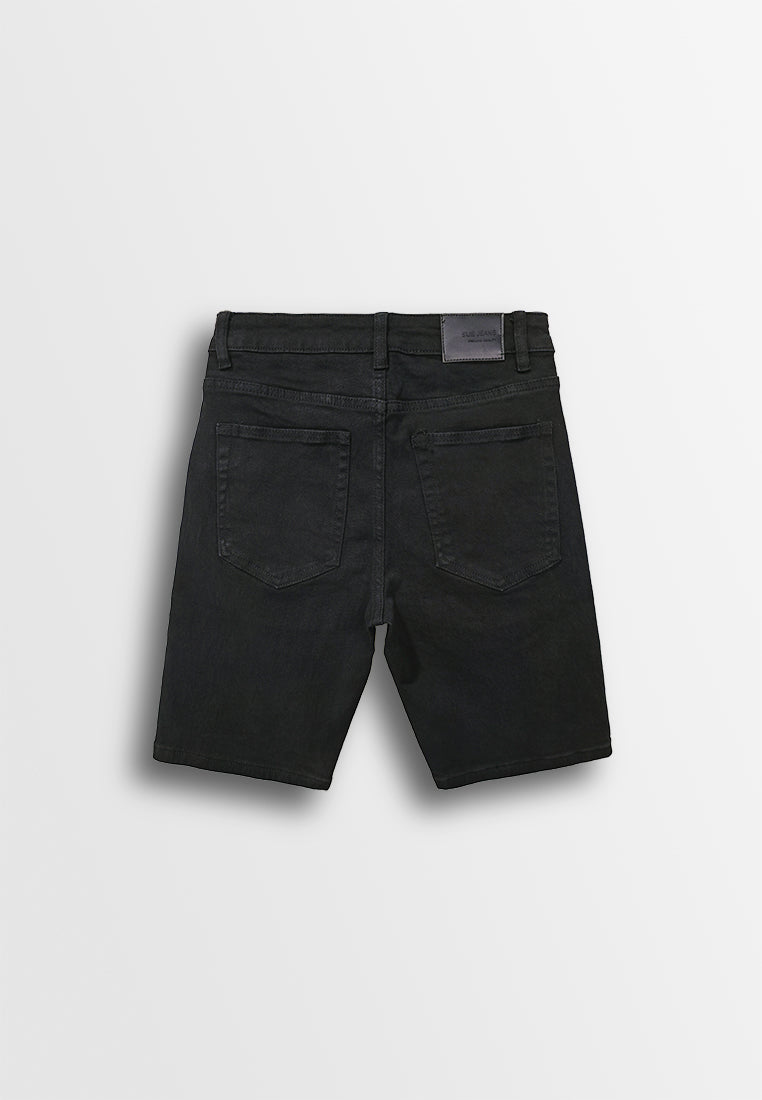 Men Short Jeans - Black - 310211/510088