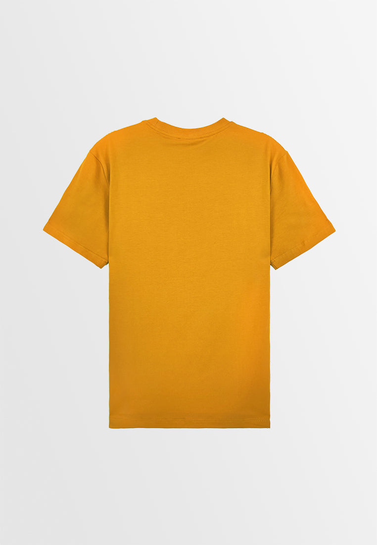 Men Short-Sleeve Graphic Tee - Dark Yellow - 310030