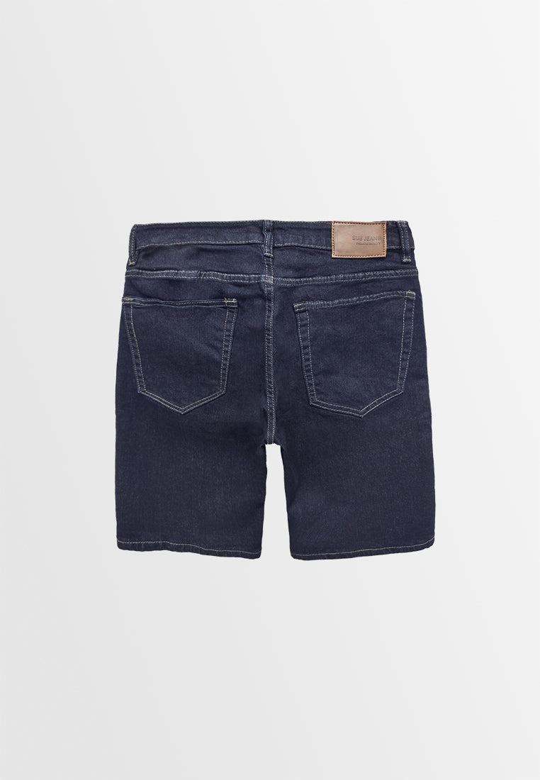 Men Short Jeans - Dark Blue - 310073
