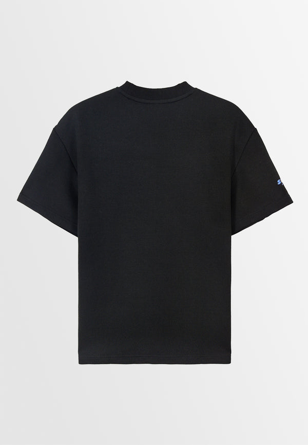 Men Short-Sleeve Fashion Tee - Black - 410035