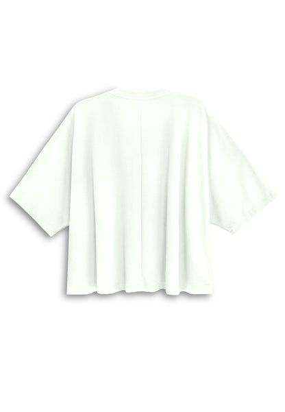 Women Oversized Fashion Tee - White - 610332