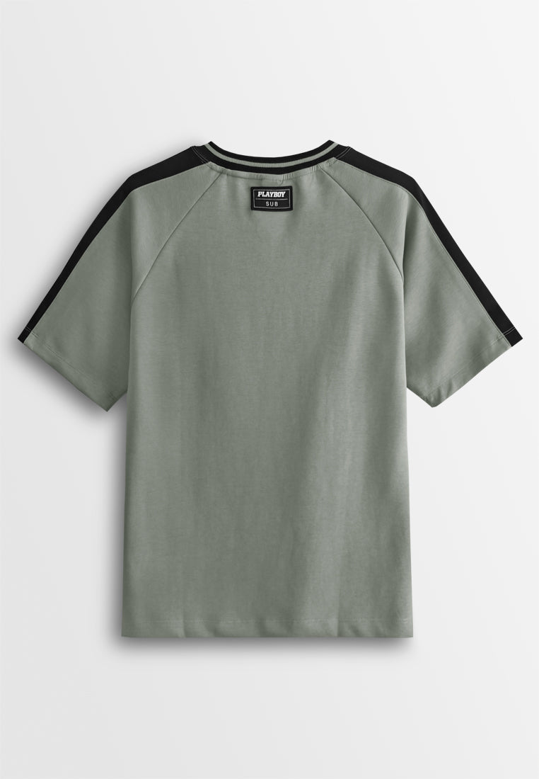 Playboy x SUB Men Oversized Fashion Tee - Grey - 610287