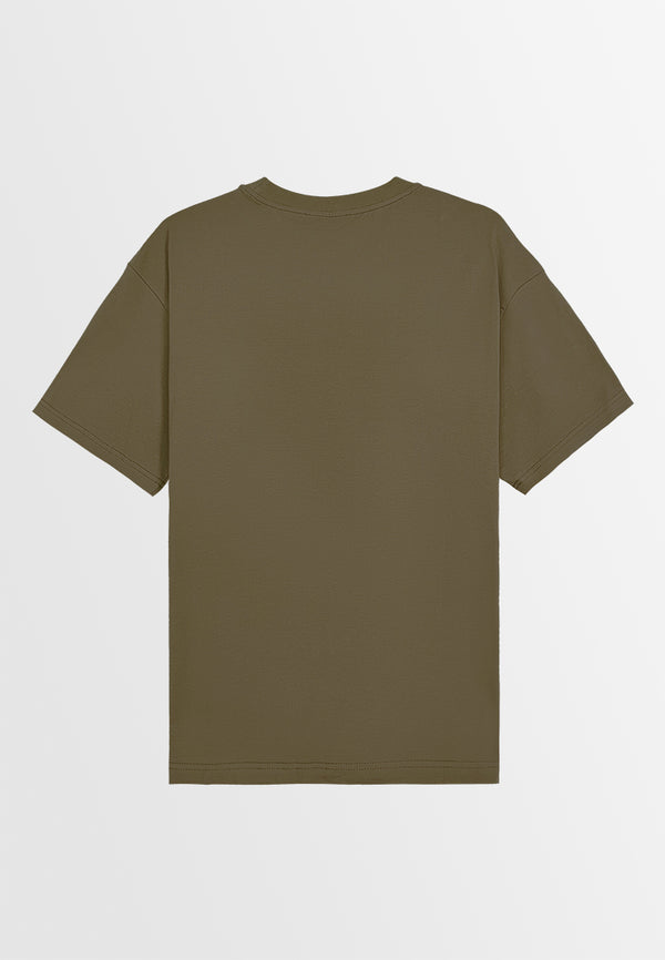 Men Short-Sleeve Fashion Tee - Dark Brown - 310098