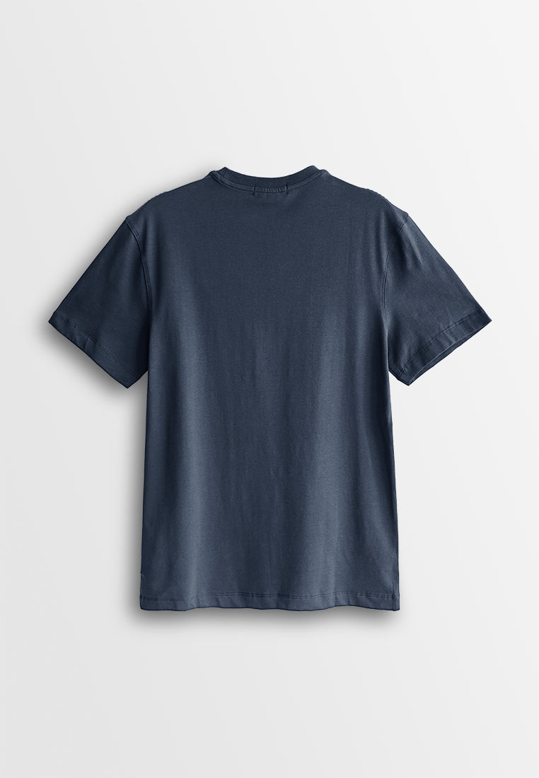 Men Short-Sleeve Graphic Tee - Navy - 510155