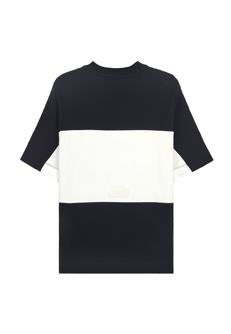 Men Short-Sleeve Fashion Tee - Black - 410070