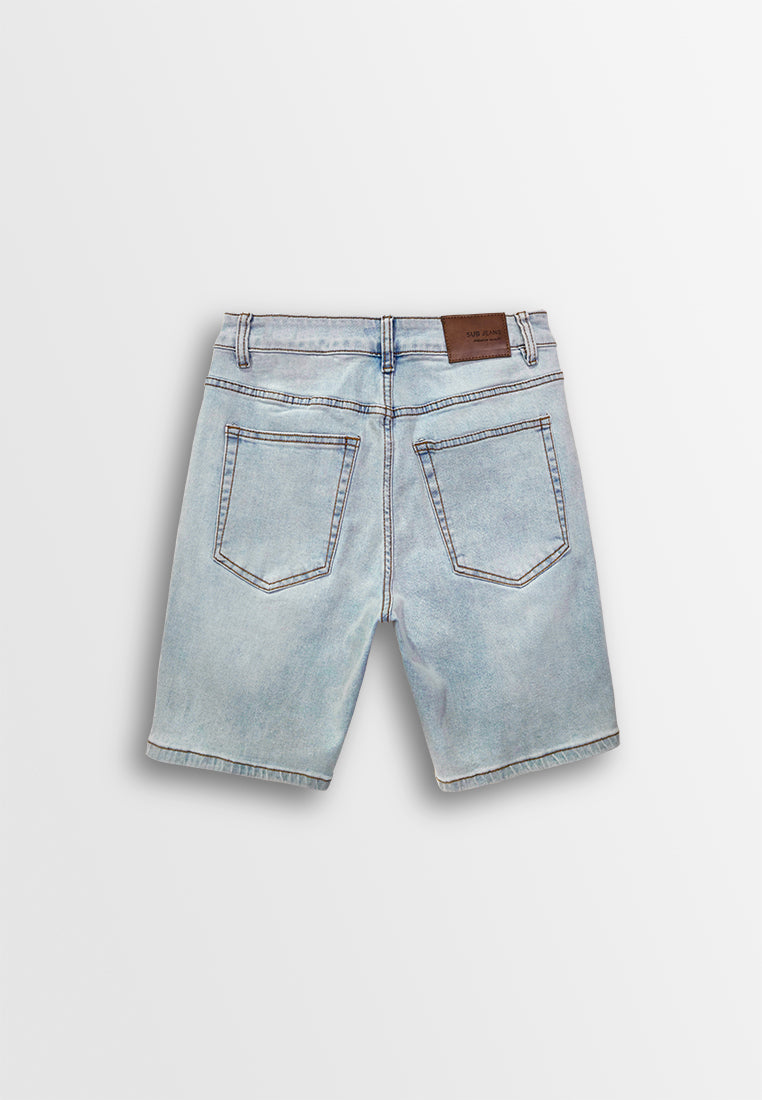 Men Short Jeans - Light Blue - 510269