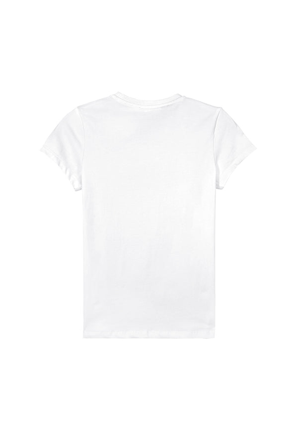 Women Short-Sleeve Graphic Tee - White - 410028