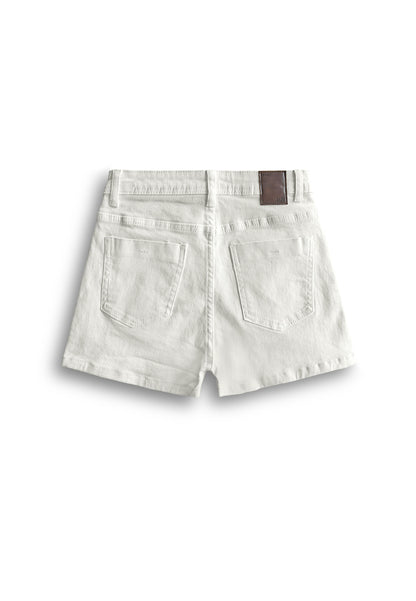 Women Short Jeans - White - 510133
