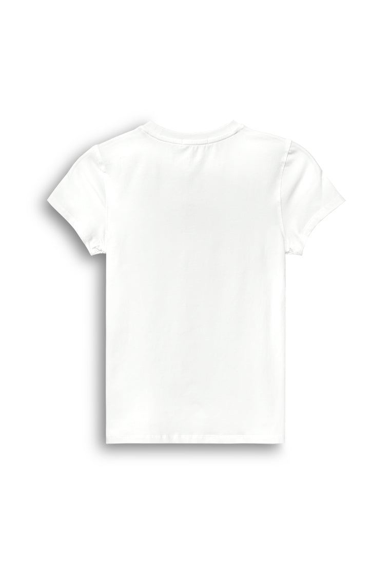 Women Short-Sleeve Graphic Tee - White - 610251