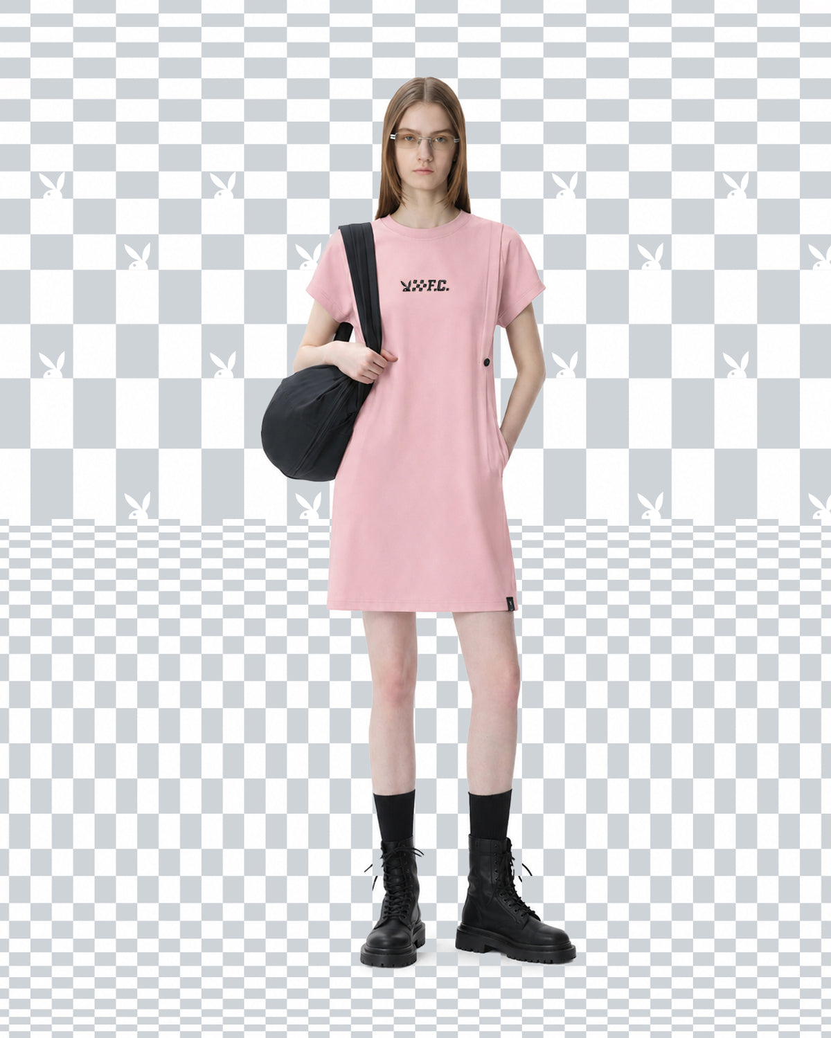 Playboy x SUB Women Midi Dress - Pink - 610362