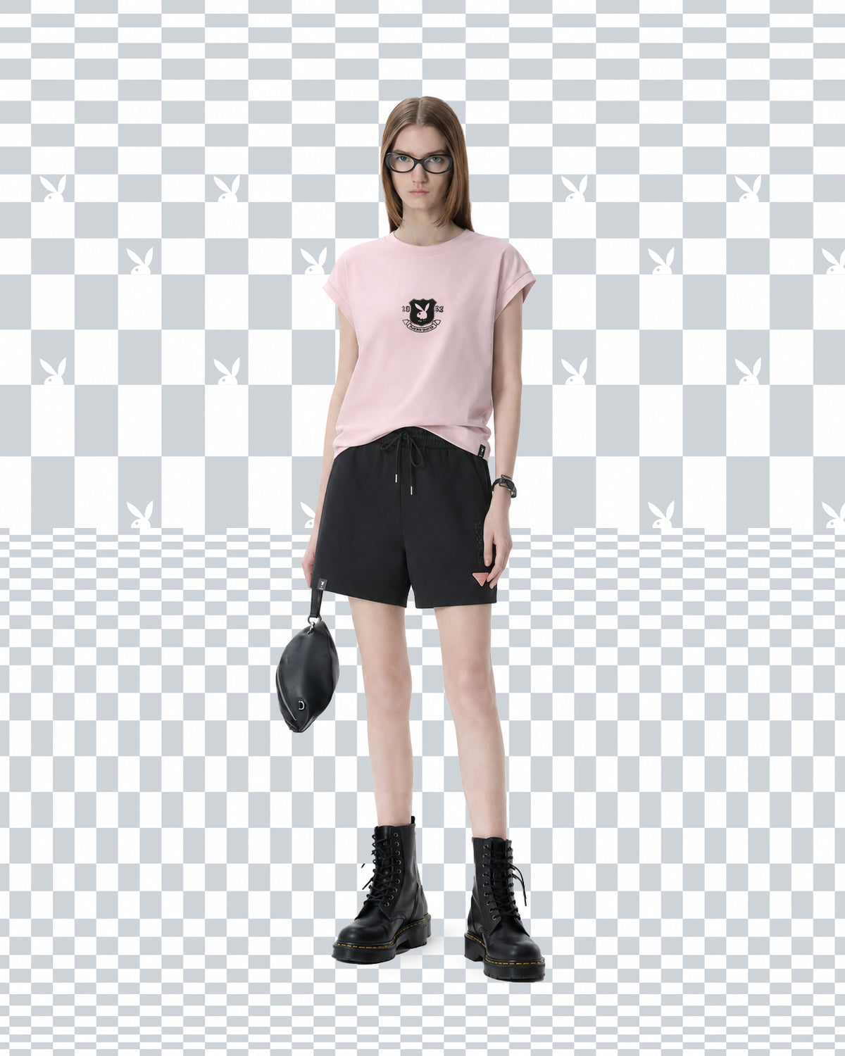Playboy x SUB Women Sleeveless Fashion Tee - Pink - 610360