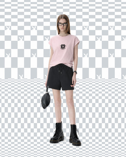 Playboy x SUB Women Sleeveless Fashion Tee - Pink - 610360