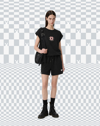Playboy x SUB Women Sleeveless Fashion Tee - Black - 610359