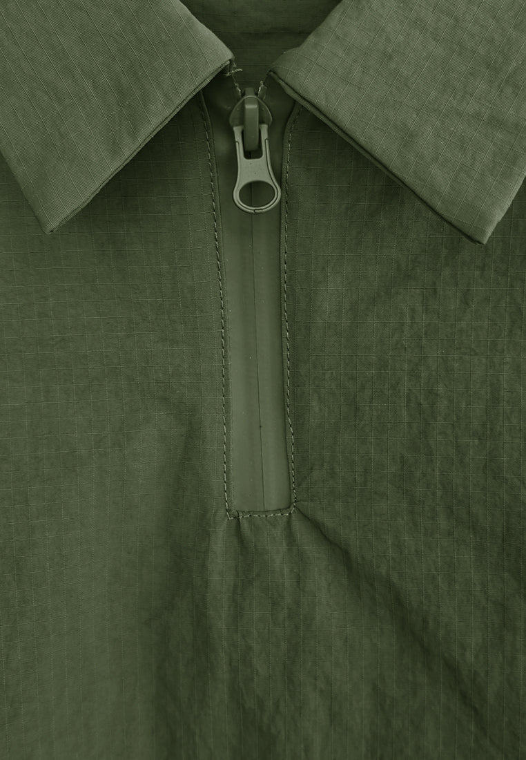 Women Long-Sleeve Sweatshirt - Army Green - 510048