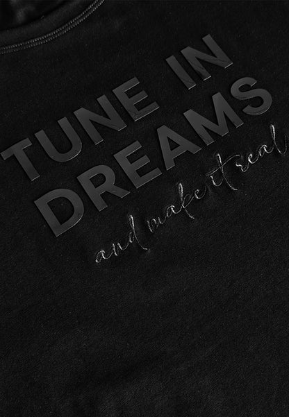 Women Short-Sleeve Fashion Tee - Black - 510174