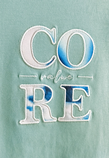 Women Short-Sleeve Graphic Tee - Light Green - 510170