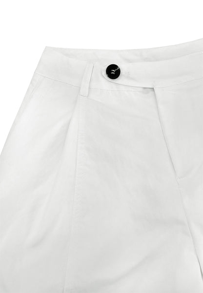 Women Wide Leg Pants - White - 610341