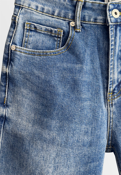 Men Slim Fit Long Jeans - Blue - 610241