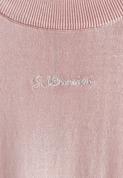 Women Short-Sleeve Knit Top - Light Pink - 510043