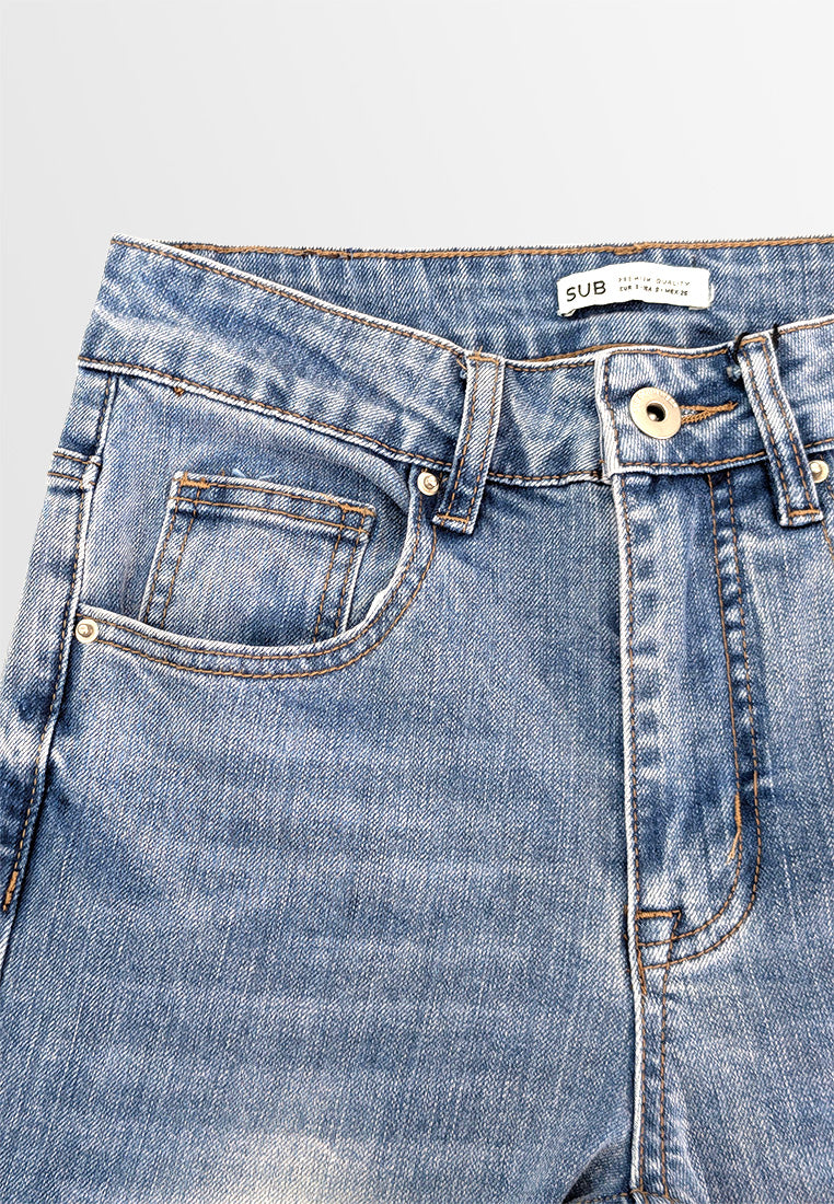 Women Skinny Fit Long Jeans - Blue - 610244